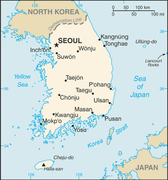 busan carte sud afrique